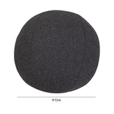 Boba Black Boucle 9" Pillow Model: TOV-C68973